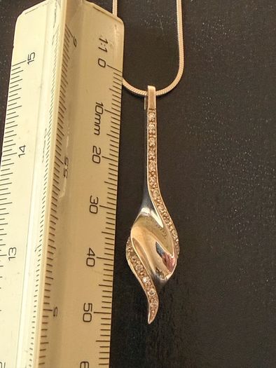 silver necklace