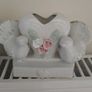 4 floral decorated vases Image 5