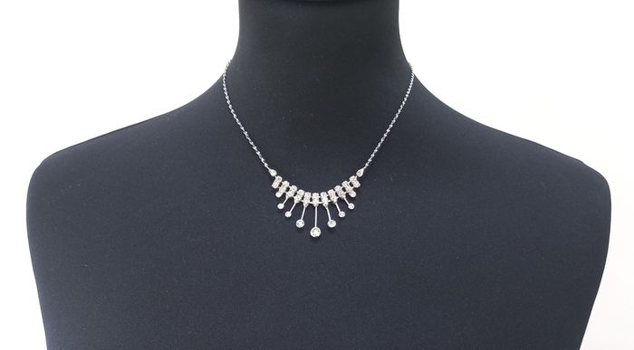 Vintage Diamonte Necklace