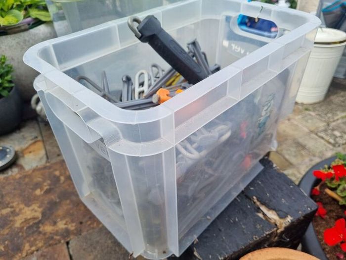 Camping grounpegs and mallet