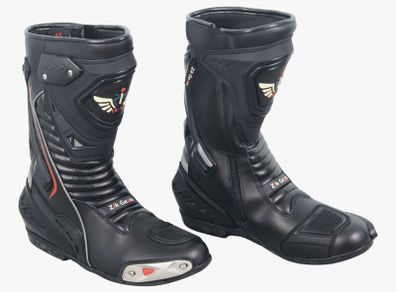 Premium Genuine Leather Motorcycle Riding Boots Motorbike Racing & Touring Boots
