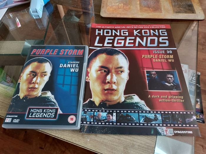 collection of Hong Kong Legend DVDs and magazine