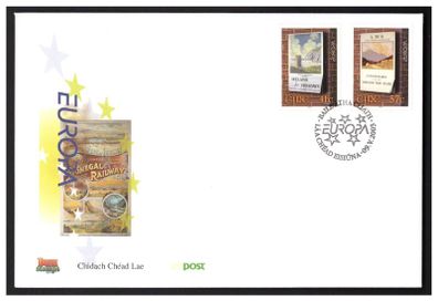 2003 Ireland Europa (Posters) 41c & 57c Commemorative Stamps An Post First Day Cover (FDC)