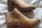 Cream Ankle Boots
