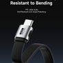 Hagibis USB4 2.0 Cable 80Gbps 240W Thunderbolt 5, 0.5FT Straight Image 5
