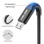 USLION Micro USB Fast Charging QC 3.0-2.0 2A (3M) & Data Sync Nylon Braided Cable (Brand New/Warranty) Image 8