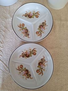 Vintage Ceramic Snack Plates
