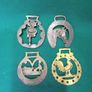 Vintage Brass Horse Bridle Badges  X 11 Image 3