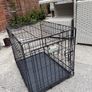small dog crate with blackout cover Image 4