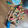 Construction building set wooden Image 3