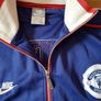 Vintage Retro Nike Zipper Jumper Manchester United football soccer Size M Image 3