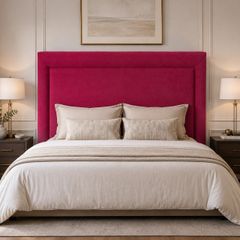 Elegant Pink Headboard - superking