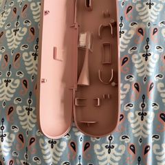 sonic pro toothbrush head and case pink