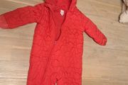 Red all in one 3-6 months