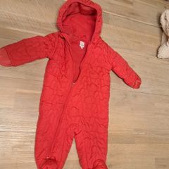 Red all in one 3-6 months