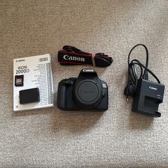 Canon EOS 2000D / Rebel T7 DSLR (Like New - Only 1,000 Shutter Count) Boxed + 128gb sd card