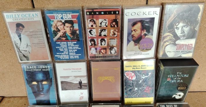 Ultimate 70s & 80s Rock & Pop Cassette Collection - 20 Classic Albums