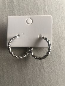 silver colour Earrings