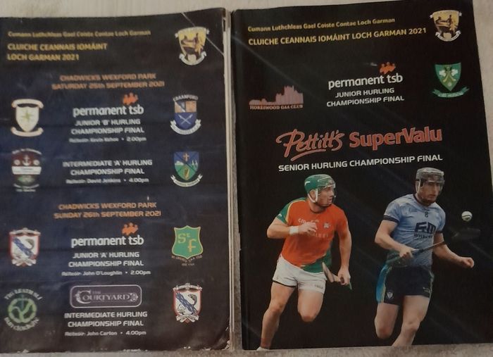 Various Wexford Club GAA programmes