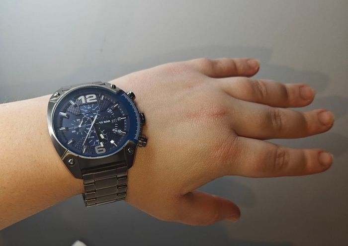 Diesel DZ-4412 Chronograph Watch - Gunmetal (New Battery)