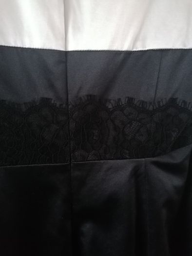 Karen Millen black and white occasion dress Size 12/14