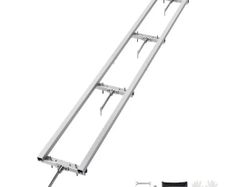 Rail Mill Guide System 2.74 m Chainsaw Milling Rail Guide 4 Crossbar Kits
