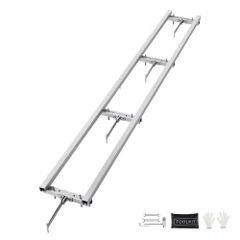 Rail Mill Guide System 2.74 m Chainsaw Milling Rail Guide 4 Crossbar Kits