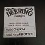Deering Sierra 5 string banjo (used)1999 build Image 8
