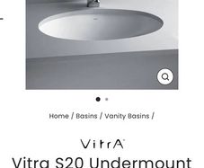 Vitra bathroom sink unopened