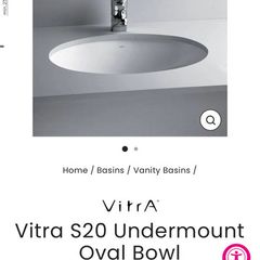 Vitra bathroom sink unopened