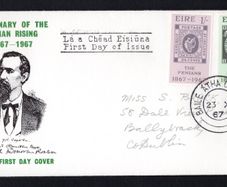 1967 Ireland Fenian Rising Commemorative Stamps Illustrated First Day Cover (FDC)