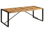 Dining Table 220x100x75 cm Solid Mango Wood
