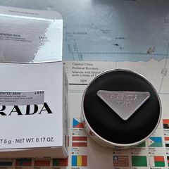 Prada Augmented Skin Reveal Mesh Cushion Foundation in LN10 in 5g Travel Size