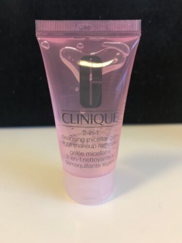 Clinique 2 in 1 Cleansing Micellar Gel Light Makeup Remover - New
