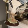 Large vintage double doves table lamp 65cm Image 6