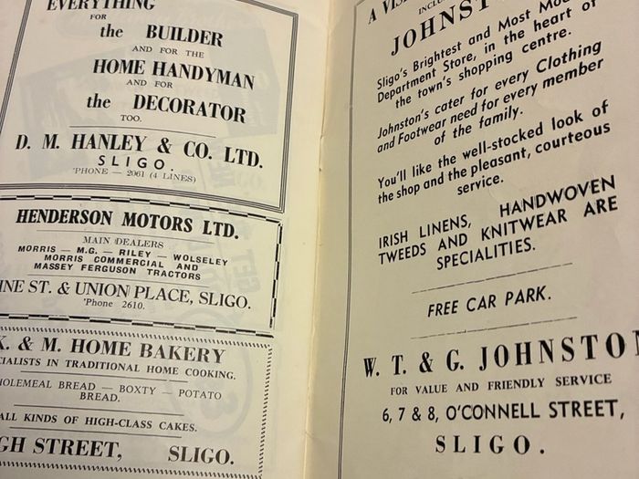Sligo Guide 1960's