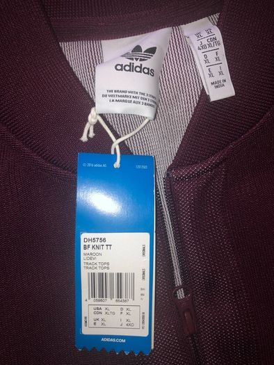 Adidas Originals track Top knit jacket size xl brand new with tag