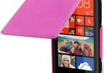 New Htc Windows Phone 8x Premium Pu Leather Flip Case Cover Black / Pink / Red