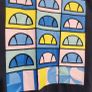 Ellesse Fondato Graphic Large Print T-Shirt Navy Size Large Pop Art Tee Image 9