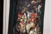 Gerry Weber Green Multi-Color Floral Print Long Sleeve V-Neck top size UK18 EU46 Perfect condition Postage included