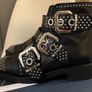 Black Zara Studded Ankle Boots Image 9