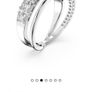 NEW Swarovski Ring Rhodium Plated Zirconia Image 4