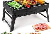 Portable Folding Charcoal Barbecue Grill 20.47x W11.61x H8.74 inches