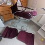 Vintage 2-in-1 German Heritage Pram - Burgundy Corduroy - Full Set & Original Straps Image 2