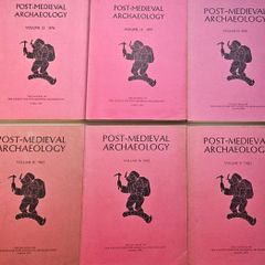 Post Medieval Archaeology Journals 1978 to 1983 - Archaeology Books x 6