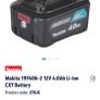 makita battery charger & 3 Battery Image 6