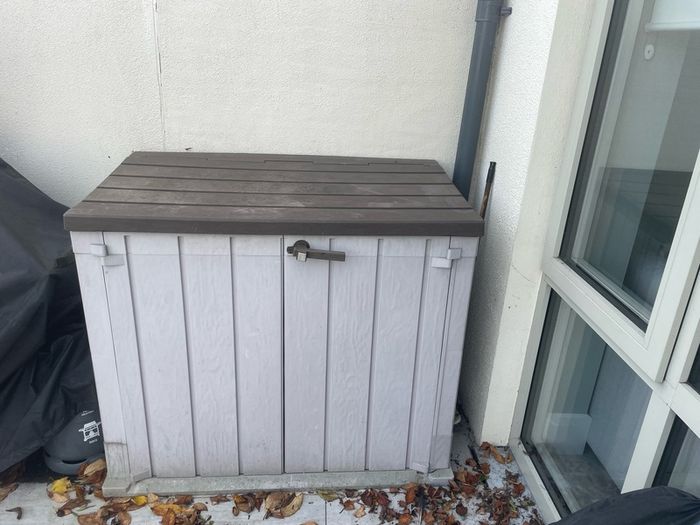 Durable Outdoor Plastic Storage Unit