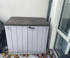 Durable Outdoor Plastic Storage Unit