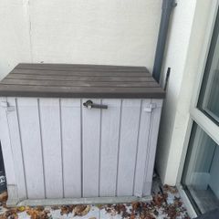 Durable Outdoor Plastic Storage Unit