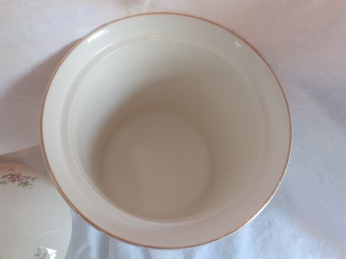 Ceramic Floral Biscuit Jar